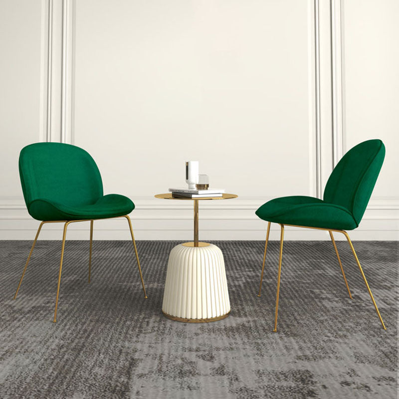 Nordic Style Fabric Dining Side Chair Armless Solid Back Chair for Home Use Clearhalo ' kitchen&dining_furn' 'Dining Chairs' 'Dining Tables & Seating' 'dining_chair' 'furn' 'furn_dining_chair' 'Furniture' 'furniture_dining_chair' 'Kitchen & Dining Furniture' 'kitchen' 4572590