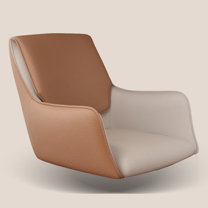 Modern Living Room Leather Arm Chair Matte Finish Solid Back Dining Chair Clearhalo ' kitchen&dining_furn' 'Dining Chairs' 'Dining Tables & Seating' 'dining_chair' 'furn' 'furn_dining_chair' 'Furniture' 'furniture_dining_chair' 'Kitchen & Dining Furniture' 'kitchen' 4572606