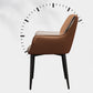 Modern Living Room Leather Arm Chair Matte Finish Solid Back Dining Chair Clearhalo ' kitchen&dining_furn' 'Dining Chairs' 'Dining Tables & Seating' 'dining_chair' 'furn' 'furn_dining_chair' 'Furniture' 'furniture_dining_chair' 'Kitchen & Dining Furniture' 'kitchen' 4572607