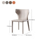 Modern Leather Dining Room Chair Armless Wingback Side Chair for Home Use Clearhalo ' kitchen&dining_furn' 'Dining Chairs' 'Dining Tables & Seating' 'dining_chair' 'furn' 'furn_dining_chair' 'Furniture' 'furniture_dining_chair' 'Kitchen & Dining Furniture' 'kitchen' 4572634