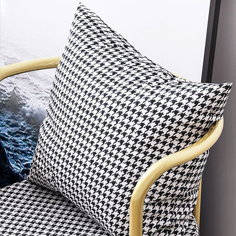 Scandinavian Style Armless Open Back Side Chair Luxury Upholstered Side Chair Clearhalo ' kitchen&dining_furn' 'Dining Chairs' 'Dining Tables & Seating' 'dining_chair' 'furn' 'furn_dining_chair' 'Furniture' 'furniture_dining_chair' 'Kitchen & Dining Furniture' 'kitchen' 4572650