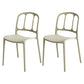 Scandinavian Plastic Dining Kitchen Room Chair Windsor Side Chair Light Green 2 Piece Set Clearhalo ' kitchen&dining_furn' 'Dining Chairs' 'Dining Tables & Seating' 'dining_chair' 'furn' 'furn_dining_chair' 'Furniture' 'furniture_dining_chair' 'Kitchen & Dining Furniture' 'kitchen' 4572719