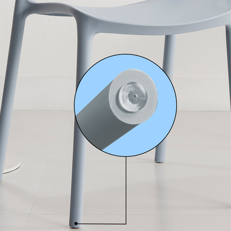 Scandinavian Plastic Dining Kitchen Room Chair Windsor Side Chair Clearhalo ' kitchen&dining_furn' 'Dining Chairs' 'Dining Tables & Seating' 'dining_chair' 'furn' 'furn_dining_chair' 'Furniture' 'furniture_dining_chair' 'Kitchen & Dining Furniture' 'kitchen' 4572720