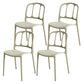Scandinavian Plastic Dining Kitchen Room Chair Windsor Side Chair Light Green 4 Piece Set Clearhalo ' kitchen&dining_furn' 'Dining Chairs' 'Dining Tables & Seating' 'dining_chair' 'furn' 'furn_dining_chair' 'Furniture' 'furniture_dining_chair' 'Kitchen & Dining Furniture' 'kitchen' 4572722