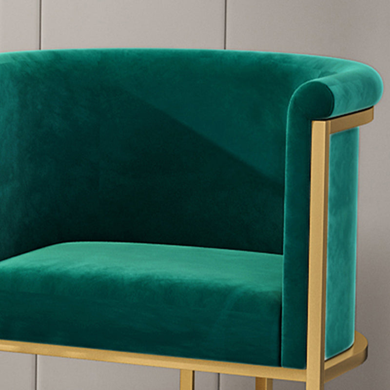 Scandinavian Style Armless Solid Back Chairs Luxury Upholstered Side Chair Clearhalo ' kitchen&dining_furn' 'Dining Chairs' 'Dining Tables & Seating' 'dining_chair' 'furn' 'furn_dining_chair' 'Furniture' 'furniture_dining_chair' 'Kitchen & Dining Furniture' 'kitchen' 4572762