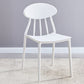 Modern Conference Room Plastic Side Chair Matte Finish Open Back Dining Chair White 1 Piece Clearhalo ' kitchen&dining_furn' 'Dining Chairs' 'Dining Tables & Seating' 'dining_chair' 'furn' 'furn_dining_chair' 'Furniture' 'furniture_dining_chair' 'Kitchen & Dining Furniture' 'kitchen' 4572773