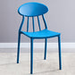 Modern Conference Room Plastic Side Chair Matte Finish Open Back Dining Chair Blue 1 Piece Clearhalo ' kitchen&dining_furn' 'Dining Chairs' 'Dining Tables & Seating' 'dining_chair' 'furn' 'furn_dining_chair' 'Furniture' 'furniture_dining_chair' 'Kitchen & Dining Furniture' 'kitchen' 4572789