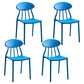 Modern Conference Room Plastic Side Chair Matte Finish Open Back Dining Chair Blue 4 Piece Set Clearhalo ' kitchen&dining_furn' 'Dining Chairs' 'Dining Tables & Seating' 'dining_chair' 'furn' 'furn_dining_chair' 'Furniture' 'furniture_dining_chair' 'Kitchen & Dining Furniture' 'kitchen' 4572793