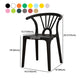Modern Home Plastic Arm Chair Matte Finish Wishbone Dining Chair Clearhalo ' kitchen&dining_furn' 'Dining Chairs' 'Dining Tables & Seating' 'dining_chair' 'Furniture' 'furniture_dining_chair' 'Kitchen & Dining Furniture' 'kitchen' 4572826