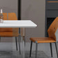 Modern 1/4/5 Pieces Dining Set Rectangular Acrylic Double Pedestal Dinette Set Clearhalo 'Dining Room Sets' 'Dining Tables & Seating' 'dining_room_set' 'furn' 'furn_dining_room_set' 'Furniture' 'furniture_dining_room_set' 'Kitchen & Dining Furniture' 'kitchen&dining_furn' 'kitchen' 4572864