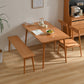 Modern 1/3/4/5 Pieces Dining Room Set Solid Wood Dining Table and Chairs 3 Pieces: Table, 2 Natural Chairs Clearhalo 'Dining Room Sets' 'Dining Tables & Seating' 'dining_room_set' 'furn' 'furn_dining_room_set' 'Furniture' 'furniture_dining_room_set' 'Kitchen & Dining Furniture' 'kitchen&dining_furn' 'kitchen' 4572895