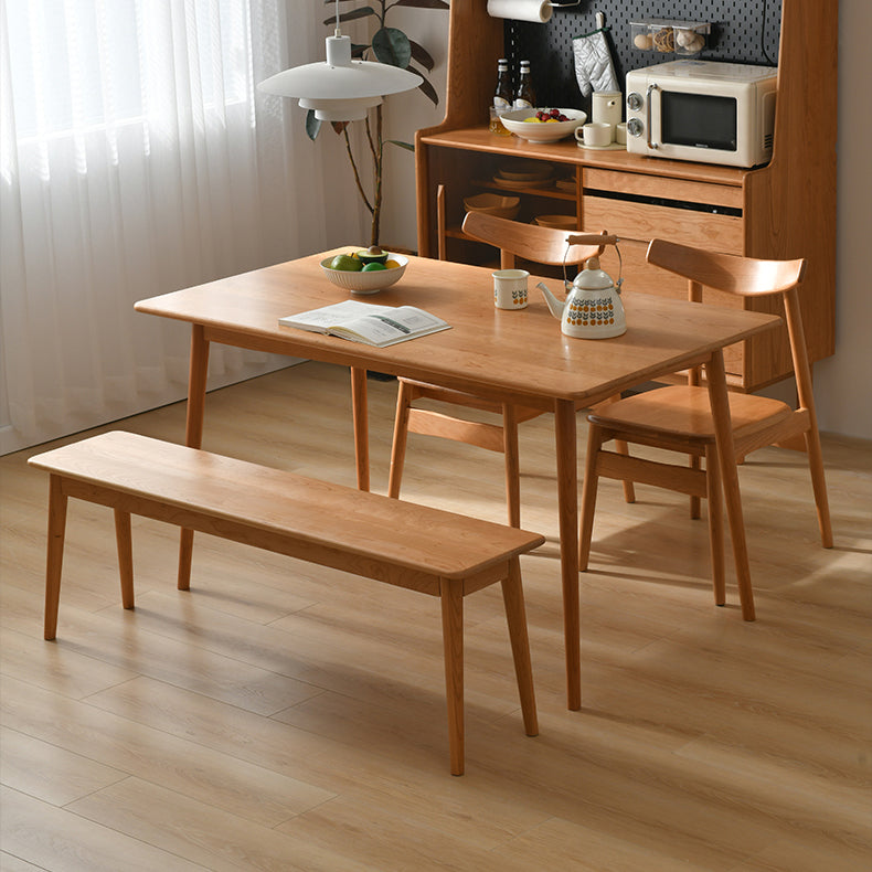 Modern 1/3/4/5 Pieces Dining Room Set Solid Wood Dining Table and Chairs Clearhalo 'Dining Room Sets' 'Dining Tables & Seating' 'dining_room_set' 'furn' 'furn_dining_room_set' 'Furniture' 'furniture_dining_room_set' 'Kitchen & Dining Furniture' 'kitchen&dining_furn' 'kitchen' 4572908