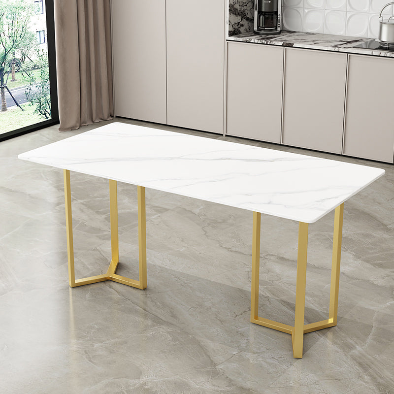 Nordic 1/4/5 Pieces Dining Set Sintered Stone Top Dining Table with Leather Chairs Clearhalo 'Dining Room Sets' 'Dining Tables & Seating' 'dining_room_set' 'furn' 'furn_dining_room_set' 'Furniture' 'furniture_dining_room_set' 'Kitchen & Dining Furniture' 'kitchen&dining_furn' 'kitchen' 4572923