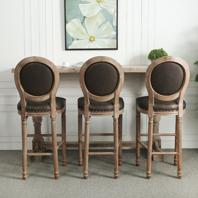 Light Brown Industrial Style Bar Table Solid Wood Milk Tea Shop Casual Bar Table Clearhalo 'Bar Furniture' 'Bar Tables' 'bar_tables' 'furn' 'furn_bar_tables' 'Furniture' 'furniture_bar_tables' 'Kitchen & Dining Furniture' 4575193