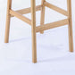Modern Armless Backrest Counter Stool Wood Cafe Bar Stool with Cushion Clearhalo 'Bar Furniture' 'Bar Stools' 'bar_stools' 'furn' 'furn_bar_stools' 'furniture_bar_stools' 'Kitchen & Dining Furniture' 'kitchen&dining_furn' 'kitchen' 'kitchen_furn' Furniture' 4575265