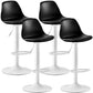 Contemporary Swivel Adjustable Height Bar-stool Indoor Bar Stool with Low Back Clearhalo 'Bar Furniture' 'Bar Stools' 'bar_stools' 'furn' 'furn_bar_stools' 'furniture_bar_stools' 'Kitchen & Dining Furniture' 'kitchen&dining_furn' 'kitchen' 'kitchen_furn' Furniture' 4575298