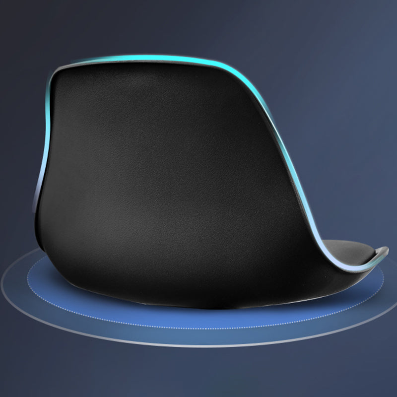 Contemporary Swivel Adjustable Height Bar-stool Indoor Bar Stool with Low Back Clearhalo 'Bar Furniture' 'Bar Stools' 'bar_stools' 'furn' 'furn_bar_stools' 'furniture_bar_stools' 'Kitchen & Dining Furniture' 'kitchen&dining_furn' 'kitchen' 'kitchen_furn' Furniture' 4575309