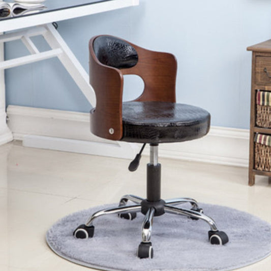Modern Rotatable Adjustable Counter Stool Steel Bar Stool with Cushion Clearhalo 'Bar Furniture' 'Bar Stools' 'bar_stools' 'furn' 'furn_bar_stools' 'furniture_bar_stools' 'Kitchen & Dining Furniture' 'kitchen&dining_furn' 'kitchen' 'kitchen_furn' Furniture' 4575402