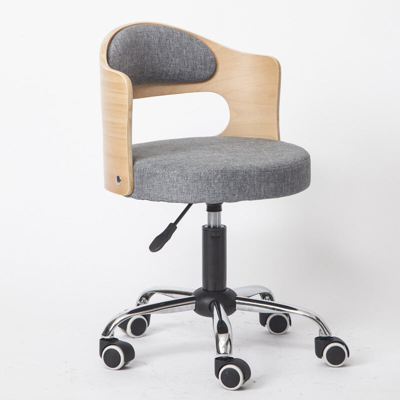 Modern Rotatable Adjustable Counter Stool Steel Bar Stool with Cushion Clearhalo 'Bar Furniture' 'Bar Stools' 'bar_stools' 'furn' 'furn_bar_stools' 'furniture_bar_stools' 'Kitchen & Dining Furniture' 'kitchen&dining_furn' 'kitchen' 'kitchen_furn' Furniture' 4575406