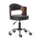 Modern Rotatable Adjustable Counter Stool Steel Bar Stool with Cushion Black 1 Piece Clearhalo 'Bar Furniture' 'Bar Stools' 'bar_stools' 'furn' 'furn_bar_stools' 'furniture_bar_stools' 'Kitchen & Dining Furniture' 'kitchen&dining_furn' 'kitchen' 'kitchen_furn' Furniture' 4575418