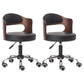 Modern Rotatable Adjustable Counter Stool Steel Bar Stool with Cushion Black 2 Piece Set Clearhalo 'Bar Furniture' 'Bar Stools' 'bar_stools' 'furn' 'furn_bar_stools' 'furniture_bar_stools' 'Kitchen & Dining Furniture' 'kitchen&dining_furn' 'kitchen' 'kitchen_furn' Furniture' 4575432