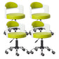 Modern Rotatable Adjustable Counter Stool Steel Bar Stool with Cushion Green 4 Piece Set Clearhalo 'Bar Furniture' 'Bar Stools' 'bar_stools' 'furn' 'furn_bar_stools' 'furniture_bar_stools' 'Kitchen & Dining Furniture' 'kitchen&dining_furn' 'kitchen' 'kitchen_furn' Furniture' 4575454