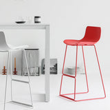 Industrial Style Bar Stool Sled Legs PP Bucket Seat for Kitchen Bar Clearhalo 'Bar Furniture' 'Bar Stools' 'bar_stools' 'furn' 'furn_bar_stools' 'furniture_bar_stools' 'Kitchen & Dining Furniture' 'kitchen&dining_furn' 'kitchen' 'kitchen_furn' Furniture' 4575469