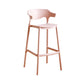 Modern Style Plastic Bar Stool with Footrest and Low Back Living Room Simple Bar Stool Clearhalo 'Bar Furniture' 'Bar Stools' 'bar_stools' 'furn' 'furn_bar_stools' 'furniture_bar_stools' 'Kitchen & Dining Furniture' 'kitchen&dining_furn' 'kitchen' 'kitchen_furn' Furniture' 4575518