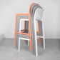 Scandinavia Style Bar-stool Square Seat PP Legs for Kitchen Bar Clearhalo 'Bar Furniture' 'Bar Stools' 'bar_stools' 'furn' 'furn_bar_stools' 'furniture_bar_stools' 'Kitchen & Dining Furniture' 'kitchen&dining_furn' 'kitchen' 'kitchen_furn' Furniture' 4575577