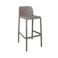 Scandinavia Style Bar-stool Square Seat PP Legs for Kitchen Bar Brown 1 Piece Clearhalo 'Bar Furniture' 'Bar Stools' 'bar_stools' 'furn' 'furn_bar_stools' 'furniture_bar_stools' 'Kitchen & Dining Furniture' 'kitchen&dining_furn' 'kitchen' 'kitchen_furn' Furniture' 4575578