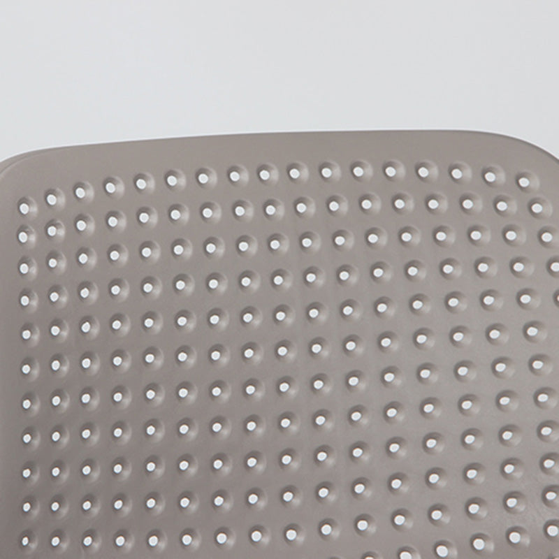 Scandinavia Style Bar-stool Square Seat PP Legs for Kitchen Bar Clearhalo 'Bar Furniture' 'Bar Stools' 'bar_stools' 'furn' 'furn_bar_stools' 'furniture_bar_stools' 'Kitchen & Dining Furniture' 'kitchen&dining_furn' 'kitchen' 'kitchen_furn' Furniture' 4575586