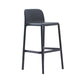 Scandinavia Style Bar-stool Square Seat PP Legs for Kitchen Bar Black 1 Piece Clearhalo 'Bar Furniture' 'Bar Stools' 'bar_stools' 'furn' 'furn_bar_stools' 'furniture_bar_stools' 'Kitchen & Dining Furniture' 'kitchen&dining_furn' 'kitchen' 'kitchen_furn' Furniture' 4575587