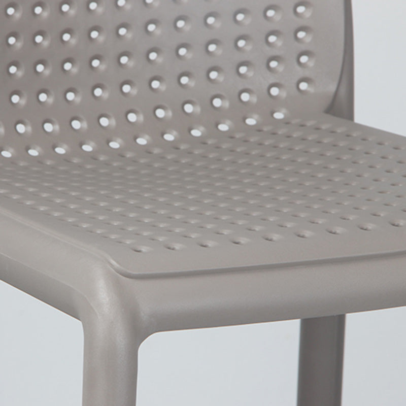 Scandinavia Style Bar-stool Square Seat PP Legs for Kitchen Bar Clearhalo 'Bar Furniture' 'Bar Stools' 'bar_stools' 'furn' 'furn_bar_stools' 'furniture_bar_stools' 'Kitchen & Dining Furniture' 'kitchen&dining_furn' 'kitchen' 'kitchen_furn' Furniture' 4575589
