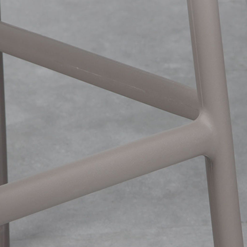 Scandinavia Style Bar-stool Square Seat PP Legs for Kitchen Bar Clearhalo 'Bar Furniture' 'Bar Stools' 'bar_stools' 'furn' 'furn_bar_stools' 'furniture_bar_stools' 'Kitchen & Dining Furniture' 'kitchen&dining_furn' 'kitchen' 'kitchen_furn' Furniture' 4575590