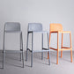 Scandinavia Style Bar-stool Square Seat PP Legs for Kitchen Bar Clearhalo 'Bar Furniture' 'Bar Stools' 'bar_stools' 'furn' 'furn_bar_stools' 'furniture_bar_stools' 'Kitchen & Dining Furniture' 'kitchen&dining_furn' 'kitchen' 'kitchen_furn' Furniture' 4575594