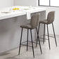 Industrial Style Bar-stool Iron Legs Bucket Leather Seat for Kitchen Bar Clearhalo 'Bar Furniture' 'Bar Stools' 'bar_stools' 'furn' 'furn_bar_stools' 'furniture_bar_stools' 'Kitchen & Dining Furniture' 'kitchen&dining_furn' 'kitchen' 'kitchen_furn' Furniture' 4575613