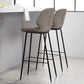 Industrial Style Bar-stool Iron Legs Bucket Leather Seat for Kitchen Bar Clearhalo 'Bar Furniture' 'Bar Stools' 'bar_stools' 'furn' 'furn_bar_stools' 'furniture_bar_stools' 'Kitchen & Dining Furniture' 'kitchen&dining_furn' 'kitchen' 'kitchen_furn' Furniture' 4575627