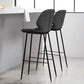 Industrial Style Bar-stool Iron Legs Bucket Leather Seat for Kitchen Bar Clearhalo 'Bar Furniture' 'Bar Stools' 'bar_stools' 'furn' 'furn_bar_stools' 'furniture_bar_stools' 'Kitchen & Dining Furniture' 'kitchen&dining_furn' 'kitchen' 'kitchen_furn' Furniture' 4575629