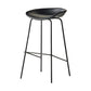 Industrial Style Bar Stool Iron Legs Bucket Seat for Restaurant Bar Textured Black 1 Piece Clearhalo 'Bar Furniture' 'Bar Stools' 'bar_stools' 'furn' 'furn_bar_stools' 'furniture_bar_stools' 'Kitchen & Dining Furniture' 'kitchen&dining_furn' 'kitchen' 'kitchen_furn' Furniture' 4575667