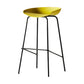 Industrial Style Bar Stool Iron Legs Bucket Seat for Restaurant Bar Yellow 1 Piece Clearhalo 'Bar Furniture' 'Bar Stools' 'bar_stools' 'furn' 'furn_bar_stools' 'furniture_bar_stools' 'Kitchen & Dining Furniture' 'kitchen&dining_furn' 'kitchen' 'kitchen_furn' Furniture' 4575675