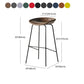 Industrial Style Bar Stool Iron Legs Bucket Seat for Restaurant Bar Clearhalo 'Bar Furniture' 'Bar Stools' 'bar_stools' 'furn' 'furn_bar_stools' 'furniture_bar_stools' 'Kitchen & Dining Furniture' 'kitchen&dining_furn' 'kitchen' 'kitchen_furn' Furniture' 4575699