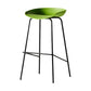 Industrial Style Bar Chair Bucket Seat Iron Legs for Restaurant Bar Pea Green 1 Piece Bar Stool(30"H) Clearhalo 'Bar Furniture' 'Bar Stools' 'bar_stools' 'furn' 'furn_bar_stools' 'furniture_bar_stools' 'Kitchen & Dining Furniture' 'kitchen&dining_furn' 'kitchen' 'kitchen_furn' Furniture' 4575722