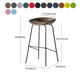 Industrial Style Bar Chair Bucket Seat Iron Legs for Restaurant Bar Clearhalo 'Bar Furniture' 'Bar Stools' 'bar_stools' 'furn' 'furn_bar_stools' 'furniture_bar_stools' 'Kitchen & Dining Furniture' 'kitchen&dining_furn' 'kitchen' 'kitchen_furn' Furniture' 4575754
