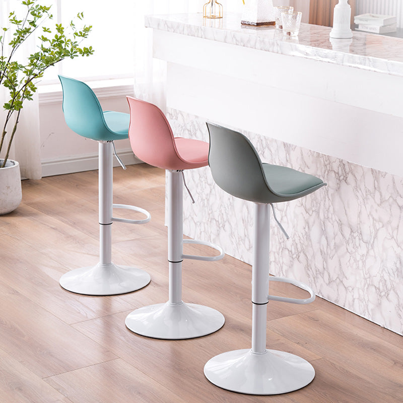 Industrial Style Bar-stool Metal Leg Bucket Seat for Counter Bar Clearhalo 'Bar Furniture' 'Bar Stools' 'bar_stools' 'furn' 'furn_bar_stools' 'furniture_bar_stools' 'Kitchen & Dining Furniture' 'kitchen&dining_furn' 'kitchen' 'kitchen_furn' Furniture' 4575761