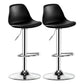 Industrial Style Bar-stool Metal Leg Bucket Seat for Counter Bar Black Silver 2 Piece Set Clearhalo 'Bar Furniture' 'Bar Stools' 'bar_stools' 'furn' 'furn_bar_stools' 'furniture_bar_stools' 'Kitchen & Dining Furniture' 'kitchen&dining_furn' 'kitchen' 'kitchen_furn' Furniture' 4575767