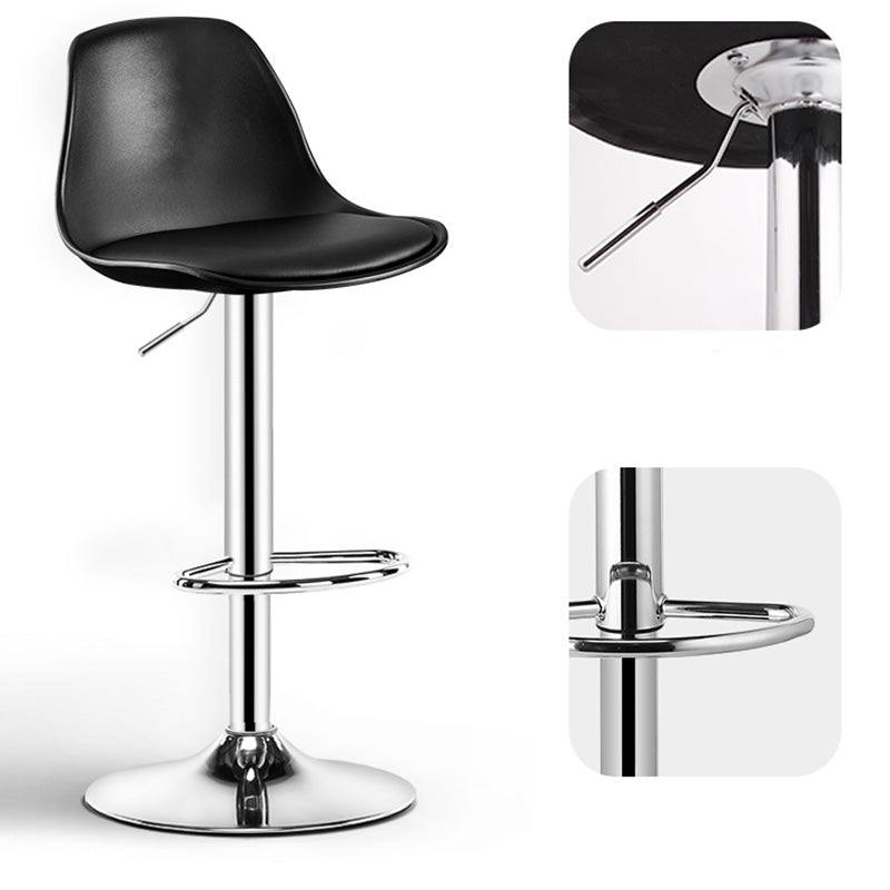 Industrial Style Bar-stool Metal Leg Bucket Seat for Counter Bar Clearhalo 'Bar Furniture' 'Bar Stools' 'bar_stools' 'furn' 'furn_bar_stools' 'furniture_bar_stools' 'Kitchen & Dining Furniture' 'kitchen&dining_furn' 'kitchen' 'kitchen_furn' Furniture' 4575770