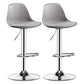 Industrial Style Bar-stool Metal Leg Bucket Seat for Counter Bar Grey Silver 2 Piece Set Clearhalo 'Bar Furniture' 'Bar Stools' 'bar_stools' 'furn' 'furn_bar_stools' 'furniture_bar_stools' 'Kitchen & Dining Furniture' 'kitchen&dining_furn' 'kitchen' 'kitchen_furn' Furniture' 4575772