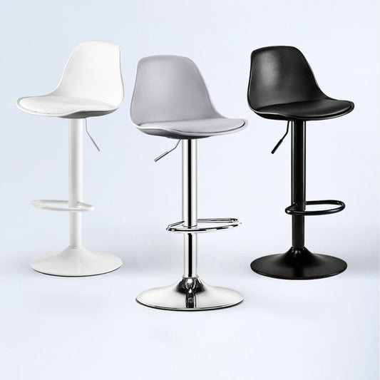 Industrial Style Bar-stool Metal Leg Bucket Seat for Counter Bar Clearhalo 'Bar Furniture' 'Bar Stools' 'bar_stools' 'furn' 'furn_bar_stools' 'furniture_bar_stools' 'Kitchen & Dining Furniture' 'kitchen&dining_furn' 'kitchen' 'kitchen_furn' Furniture' 4575774