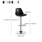 Industrial Style Bar-stool Metal Leg Bucket Seat for Counter Bar Clearhalo 'Bar Furniture' 'Bar Stools' 'bar_stools' 'furn' 'furn_bar_stools' 'furniture_bar_stools' 'Kitchen & Dining Furniture' 'kitchen&dining_furn' 'kitchen' 'kitchen_furn' Furniture' 4575785
