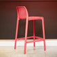Modern Style Plastic Bar Stool with Footrest and Stackable Bistro Simple Bar Stool Clearhalo 'Bar Furniture' 'Bar Stools' 'bar_stools' 'furn' 'furn_bar_stools' 'furniture_bar_stools' 'Kitchen & Dining Furniture' 'kitchen&dining_furn' 'kitchen' 'kitchen_furn' Furniture' 4575789